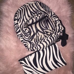 Zebra 🦓 mini backpack and wallet